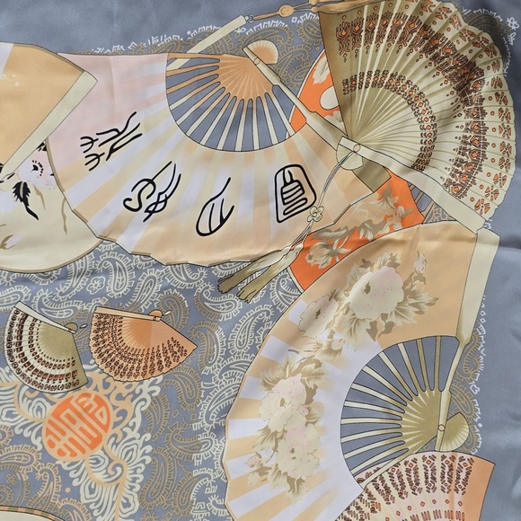 Silk Chinese Scarf - Picture 4 of 5